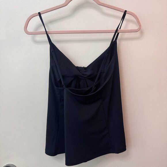 ✨ Banana Republic | Drape Front Navy Cami | Size XL ✨ - Picture 4 of 8